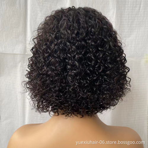 Machine Made Cheap Brazilian Human Hair Bob With Bang Wig,Wholesale Bob Wig For African American,Short Human Wig With Bangs